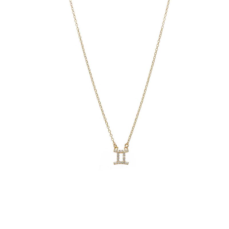 Silk & Steel Gemini Necklace image number 0